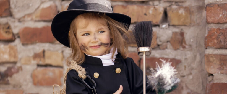 Victorian chimney sweep boy